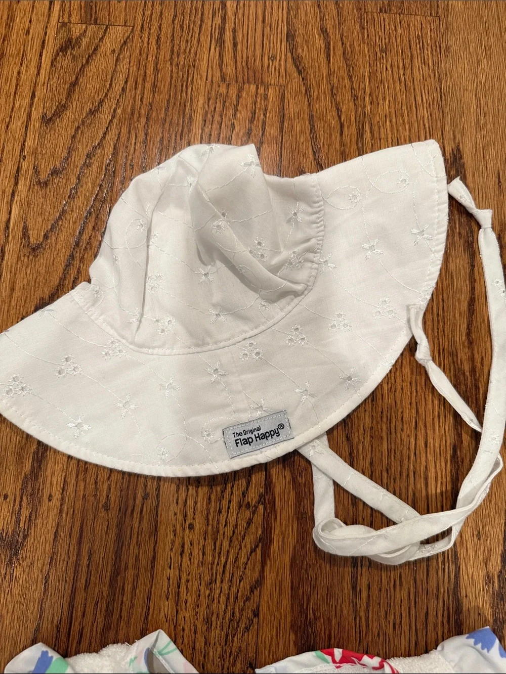 TBBC Beach Cover up (18-24m) and Flap Happy Beach Hat (S)